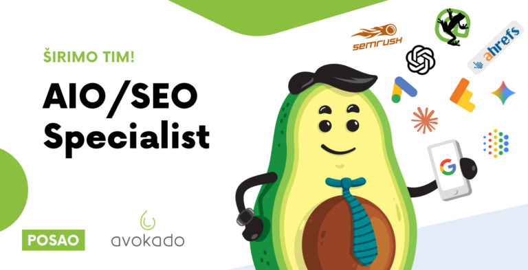 AIO/SEO Specialist POSAO u Avokadu